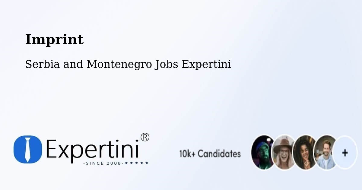 Imprint – Walnut Grove - Serbia and Montenegro Jobs Expertini