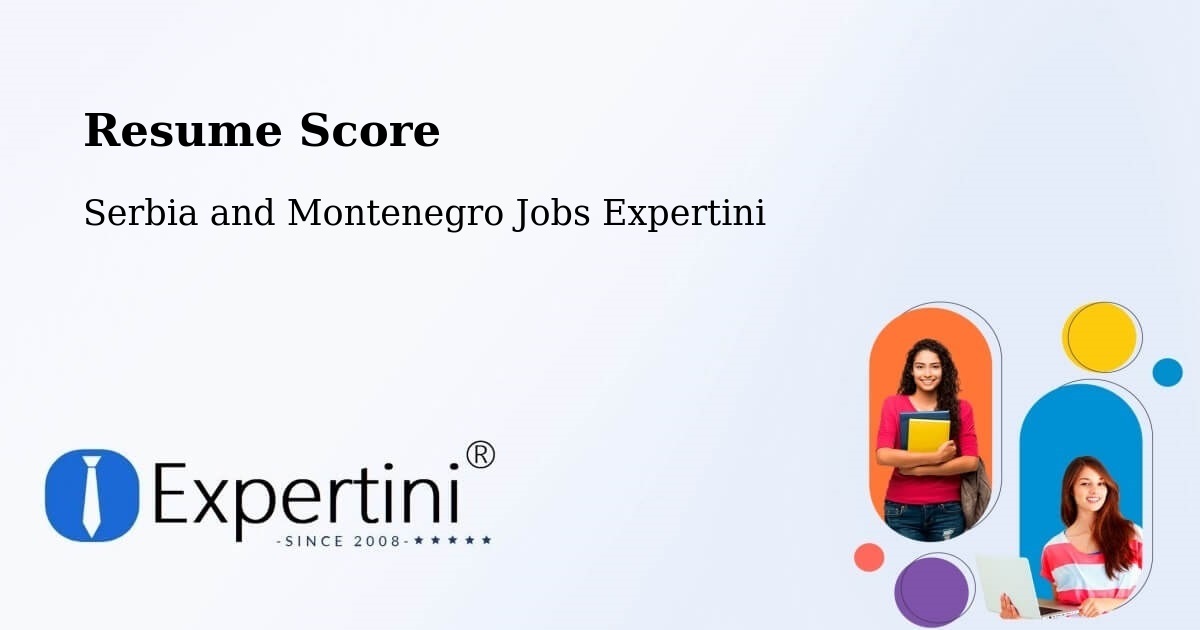 Resume Score & Job Description Match Tool – Walnut Grove - Serbia and Montenegro Jobs Expertini